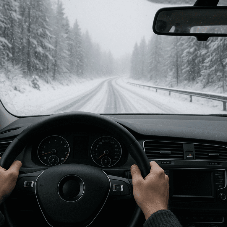 Jak uniknąć wypadków podczas jazdy zimą?