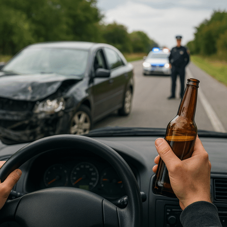 Jakie konsekwencje grożą za spowodowanie wypadku pod wpływem alkoholu?