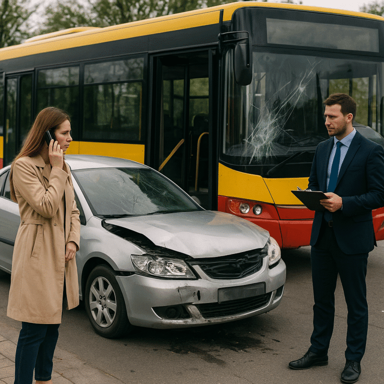 Wypadek w komunikacji miejskiej – jak dochodzić rekompensaty?