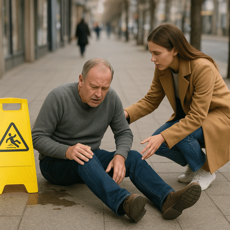 Wypadek w miejscu publicznym – kto ponosi odpowiedzialność?