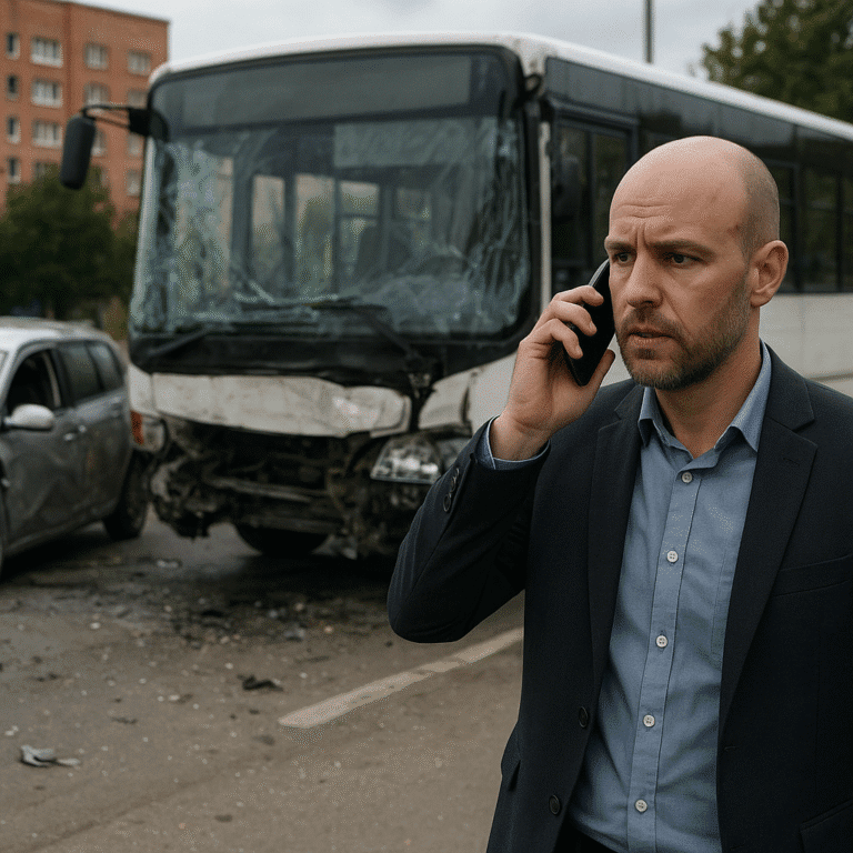 Wypadek z udziałem autobusu – jak dochodzić swoich praw?