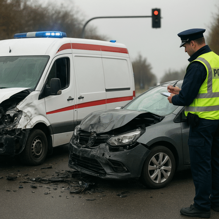 Wypadki z udziałem pojazdów uprzywilejowanych – jak wygląda odpowiedzialność?