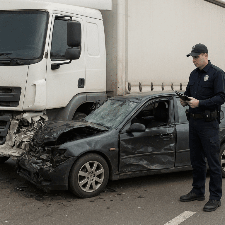 Wypadki z udziałem kierowców zawodowych – jakie są procedury?