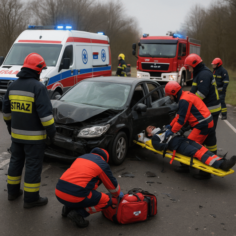Jak wygląda praca służb ratunkowych na miejscu wypadku?