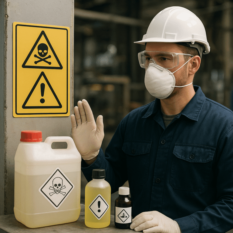 Jak zapobiegać wypadkom przy pracy z substancjami chemicznymi?