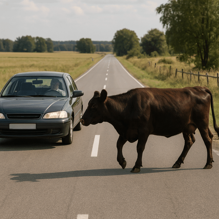 Jak uniknąć wypadków z udziałem zwierząt gospodarskich na drogach?