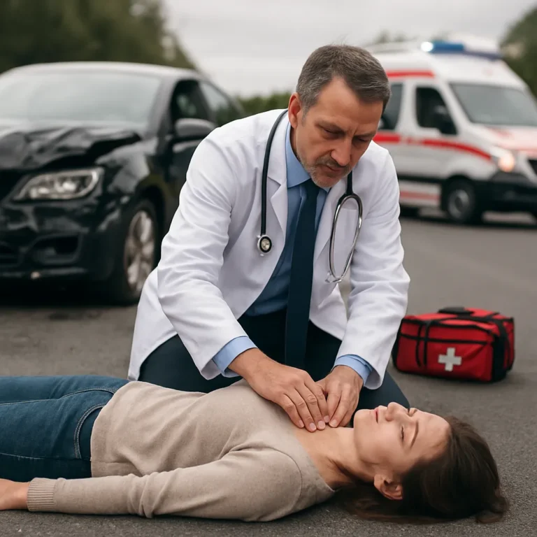 Jakie są obowiązki lekarza wobec ofiar wypadków drogowych?