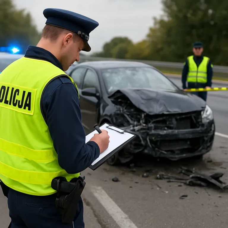 Jakie są procedury policji po poważnym wypadku?