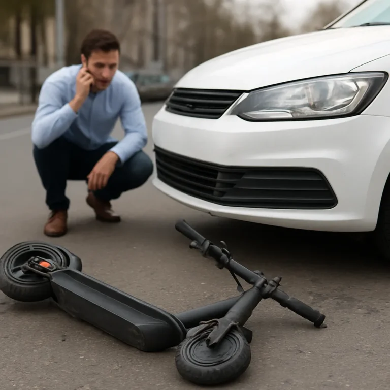 Wypadek z udziałem hulajnogi elektrycznej – jak dochodzić odszkodowania?