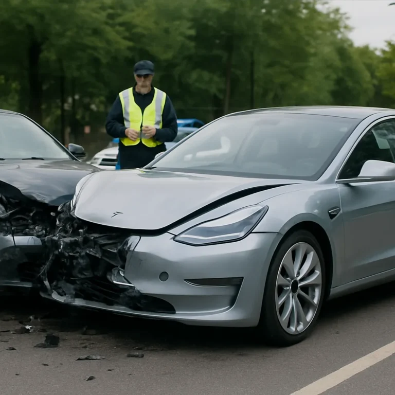 Wypadek z udziałem pojazdu elektrycznego – czy procedura jest inna?