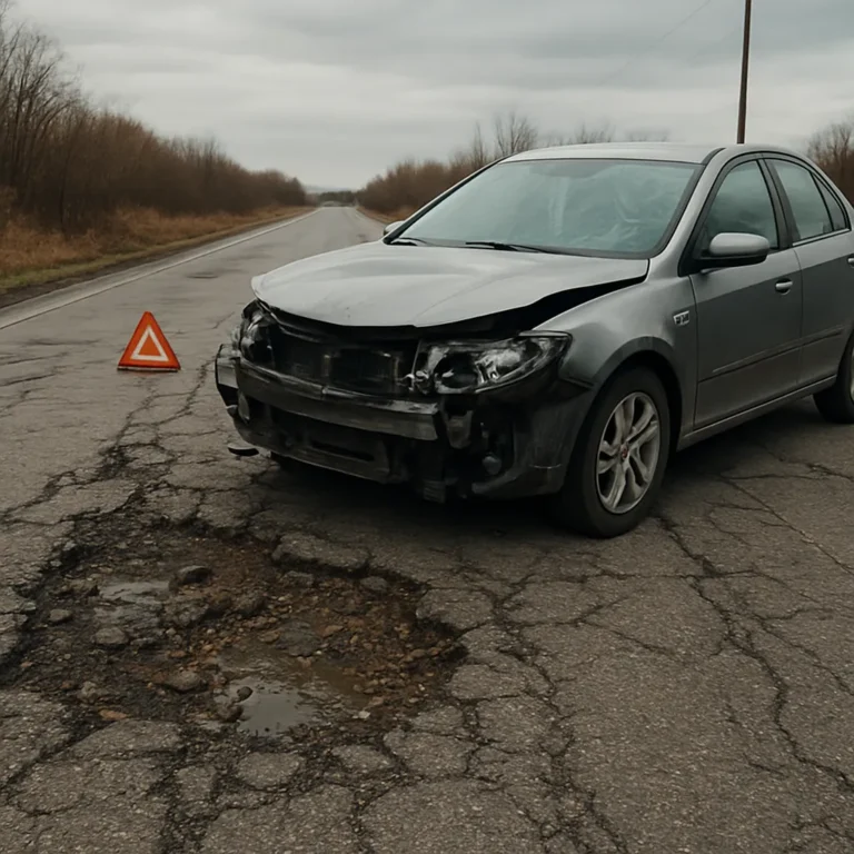 Wypadek w wyniku złego stanu drogi – kto odpowiada?
