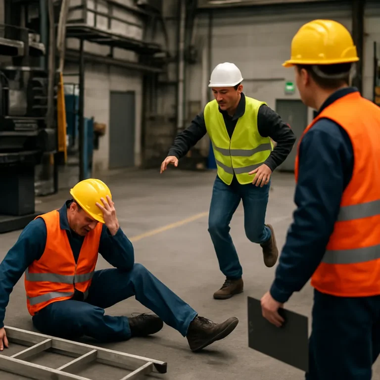 Wypadki w zakładach przemysłowych – jak wygląda postępowanie BHP?
